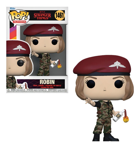 Funko Pop! Stranger Things Robin With Molotov Cocktail #1461 (Usado)