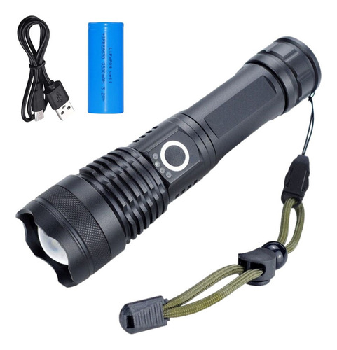 Lanterna T9 Tática Militar Longo Alcance 5000 Lumens