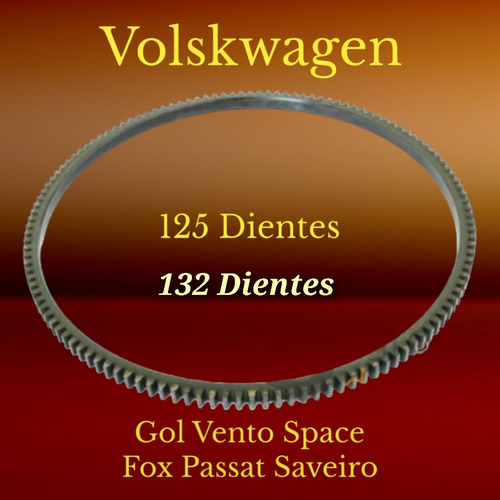 Cremallera Volskwagen 125 Y 132 Dientes Gol Vento Space Fox