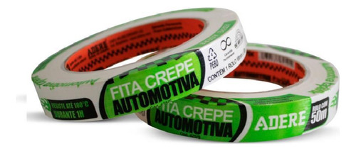 Fita Crepe Automotiva 425s Adere 18 Mm X 50 M