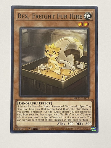 Yugioh Comun Rex Freightfur Hire