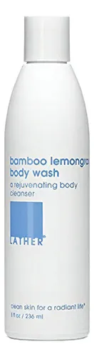 Lather Bamboo Lemongrass Body Wash 8 Oz - Limpiador Corporal