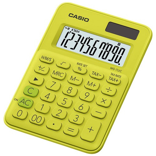Calculadora De Escritorio Casio Ms 7 Uc Yg 10 Dígitos