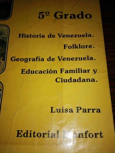 Historia De Venezuela 5to Grado Monfort