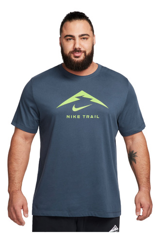 Camiseta Nike Dri Fit Tee Trail-azul