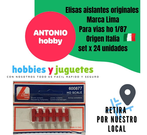 Imagen 2 de 6 de Eclisas Aislantes Plásticas Lima 600877 Ho 1/87 Para Vías