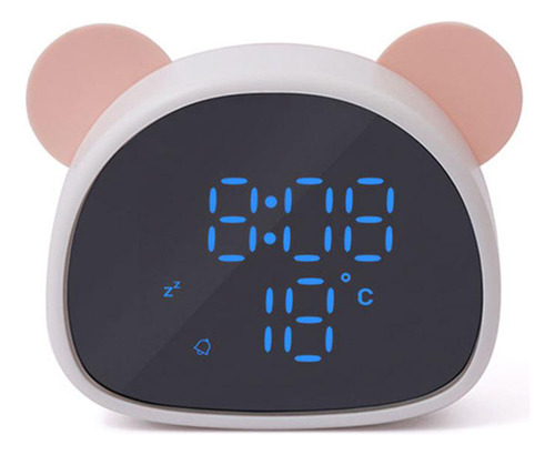 Despertador Electrónico Digital Led, Reloj Con Espejo De Dib