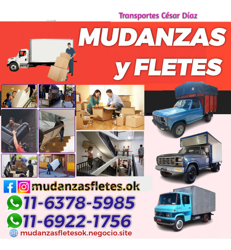 Mudanzas Fletes Económicos En Caba - Gba 11-6378-5985 