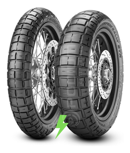 Pneu Moto Par 150/70-17 E 120/70.17 Scorpion Rally Str