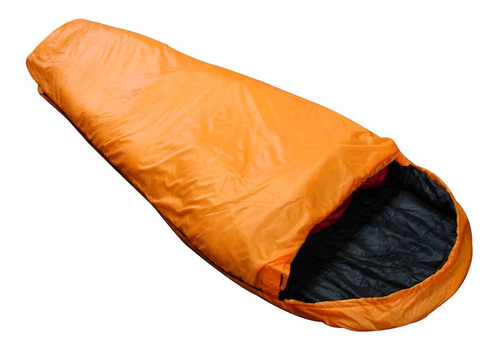 Saco De Dormir Micron Ntk Preto E Laranja