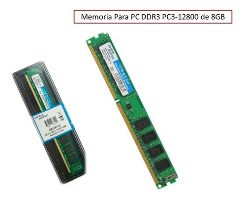 Memoria Ram Para Pc Ddr3 De 8gb