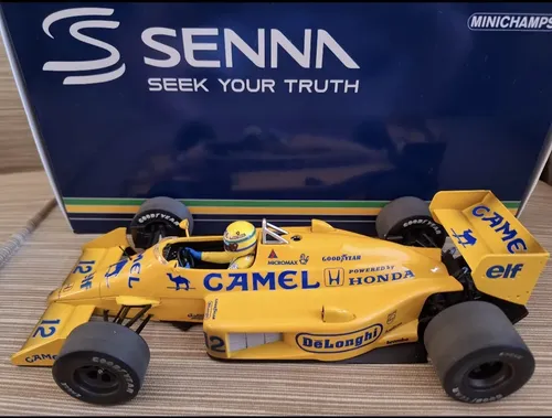 F1 Lotus 99t Vencedora Mônaco Ayrton Senna 1/18 Minichamps