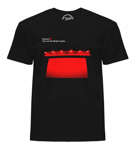 Imagen 1 de 3 de Playera Interpol Turn Of The Bright Lights Album T-shirt
