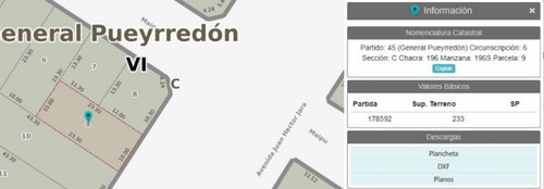 Imagen 2 de 2 de Terreno En Venta En Villa Primera