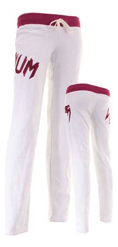 Pantalon Venum Flamengo Mujer Blanco/rosado-talle Xs
