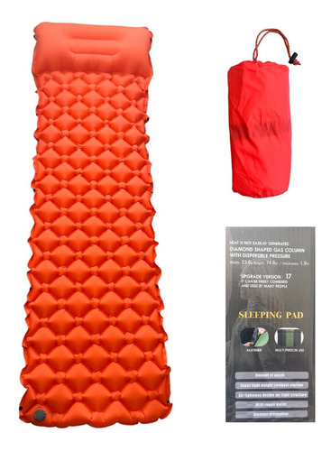 Colchoneta Inflable Portáti  Y Acoplable Ligera Para Camping