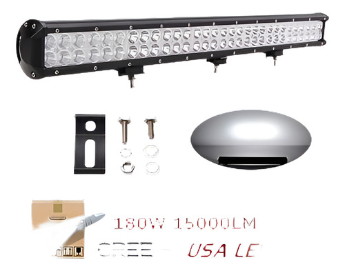 28 Pulgadas 180w Cree Led Spot Inundación Trabajo Luz Barra 