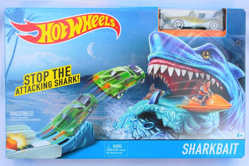 Pista Juego De Juego Hot Wheels Sharkbait Pista Juego De Juego Hot Wheels Sharkbait