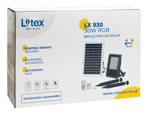 Reflector Led Solar Lx930/30w | Litex