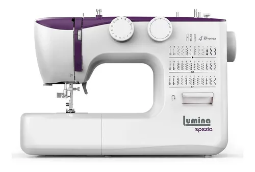 Maquina De Coser Familiar Lumina Spezia Color Uva Nueva