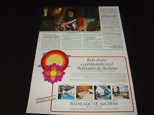 (u034) Ana Alicia * Clippings Revista 2 Pgs (Usado)