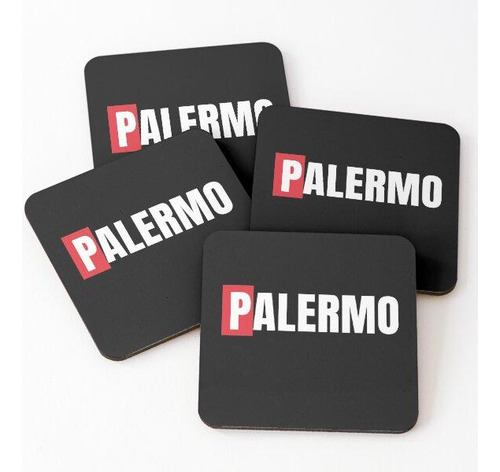 Set Posavasos Palermo. Disfraces Grupales Calidad Premium