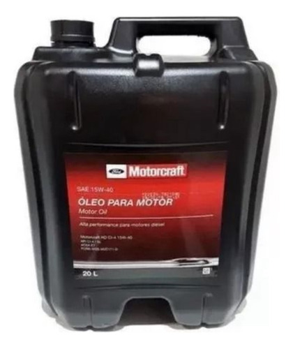 Oleo Lubrificante 15w40 Ford Motorcraft Balde 20 Litros