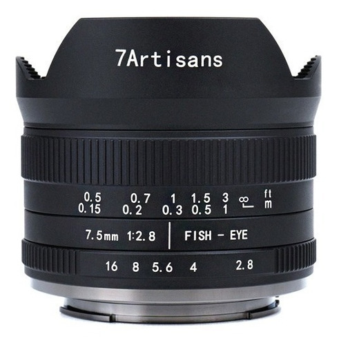 Lente 7artisans 7.5mm F2.8 Ii Nikon Z Fisheye 190° Nuevo 