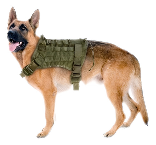 Perros De Trabajo Militar Arnés K9 Molle Grande Policía Perr