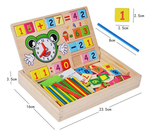 Juguetes De Madera, Juegos De Matemáticas, Bloques Y Palos