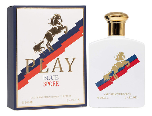 Perfume Marca Ebc Para Hombre Play Blue Spore 100ml