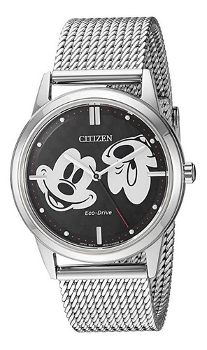 Imagen 1 de 5 de Fe7060-56w Reloj Citizen Disney Mickey Mouse Eco Drive Plate