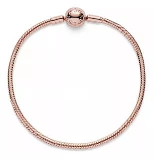 Pulsera Pandora De Plata Recubrimiento En Oro Rosa O Rose Go