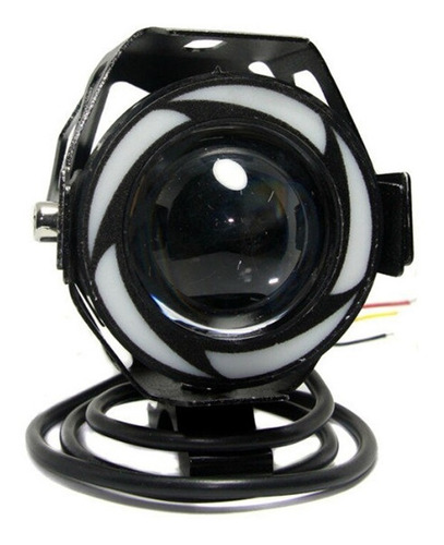 Faro Led Ojo De Angel Para Moto En Color Rgb Brillante - U32