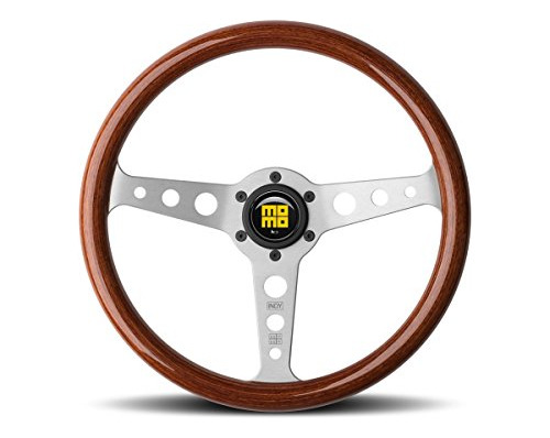 Momo Steering Wheel Heritage Indy Mahogany Wood 350mm New In