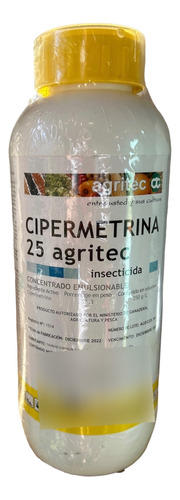 Cipermetrina Insecticida Concentrado - 1 Litro En 100 Envíos