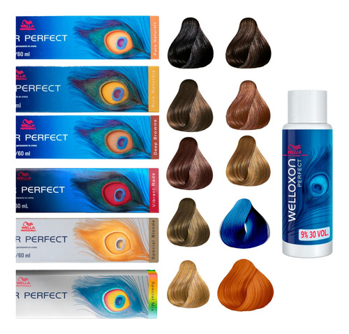 Coloração Capilar Color Perfect + Oxi Welloxon | Wella 