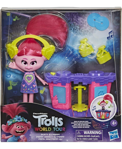 Dreamworks Trolls World Tour Party Dj Poppy Cabina Dj Poppy