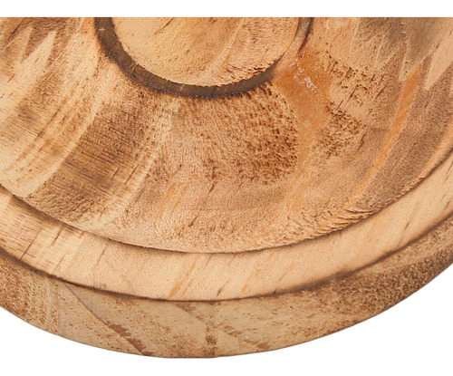 Bandeja Redonda Para Pulseras De Madera, 8 Unidades, Con For
