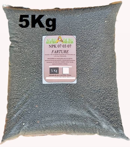 Fertilizante Npk 07 03 07 + Micros Farture 5kg Tds Culturas