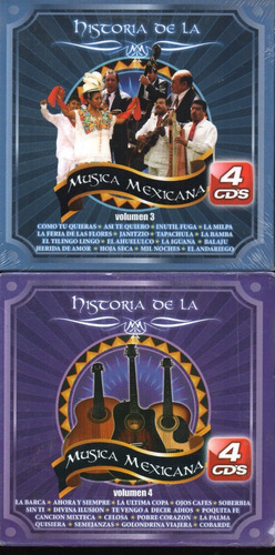 Historia De La Música Mexicana/ Vol.2, 3 & 4 12cds Como Nuev