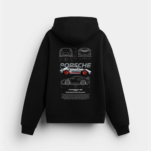 Buzo / Hoddie Porcho Gt3 Rs Negro