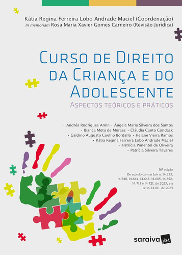 Curso De Direito Da Criança E Do Adolescente - 16ª Edição 2024 Capa Comum 