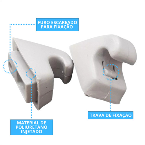 Par Quebra Sol C/ Espelho Cinza C/ Grampo Chevrolet Até 2020