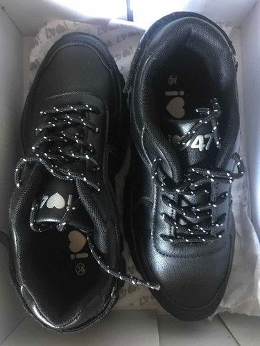 Zapatillas 47street Talle 36 Spoil Plataforma