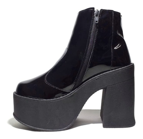 Imagen 4 de 4 de Botas Touch Charol Black