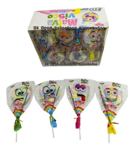 Malvavisco Emociones X 30u Golosinas,paleta,marsmellow,candy