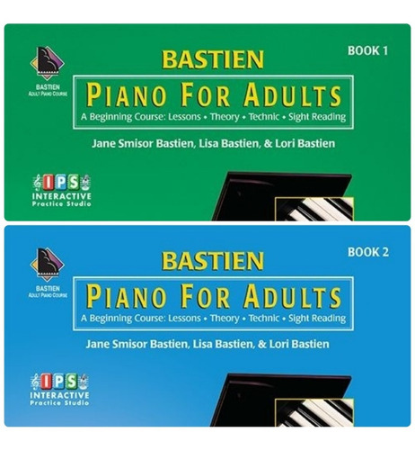 Bastien Piano For Adults Book 1 & 2: A Beginning Course, Les