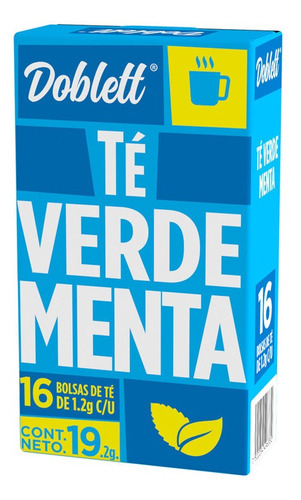 Té Doblett Verde Menta 16 Bolsas