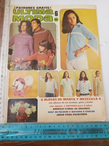Revista Última Moda No 168 Enero 1977